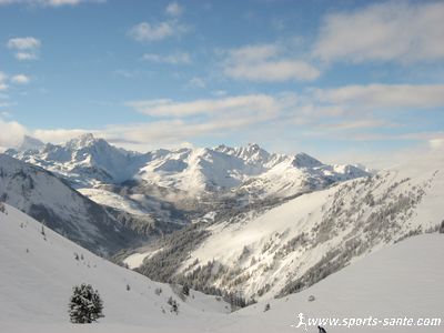 Photo de Courchevel vu de Chamapgny en Vanoise