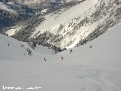 Freeride à Champagny en Vanoise