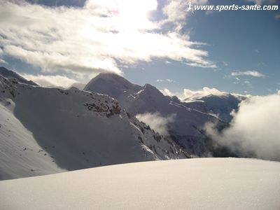Photo de montagne en hiver