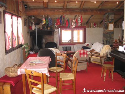 Photo du salon de l'auberge Pat du Sauget La Plagne