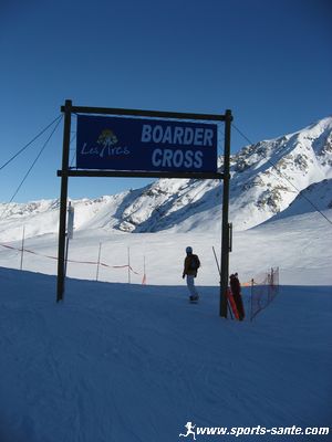 Photo boarder cross Les Arcs