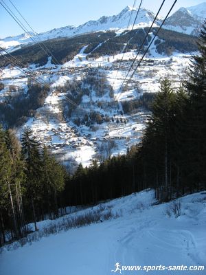 Photo de la liaison aérienne Paradiski