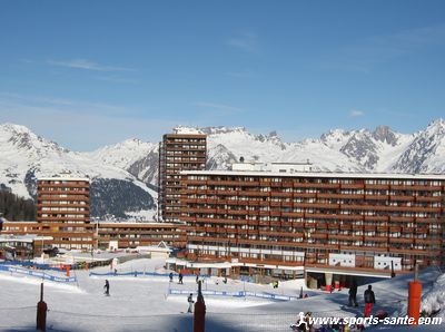La station de La Plagne Centre (1970 m)