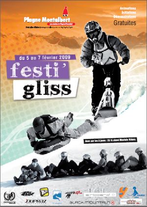 Festival des nouveaux sports de glisse à Plagne Montalbert
