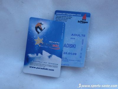 Forfaits de ski La Plagne et Paradiski
