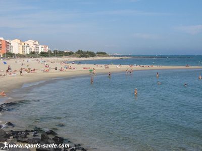 Photo de la plage du Môle au Cap d'Agde