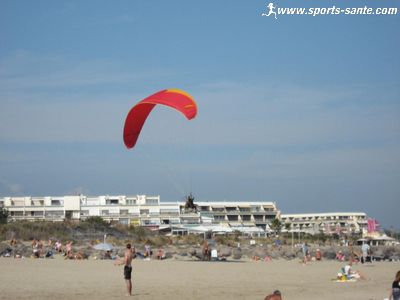 Baignades sportives et farniente à Port-Ambonne Plage du Môle au Cap d'Agde Hérault