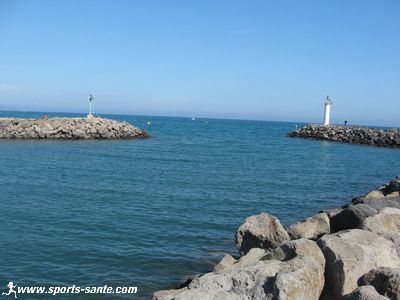 Photo de l'entrée de Port Ambonne au Cap d'Agde