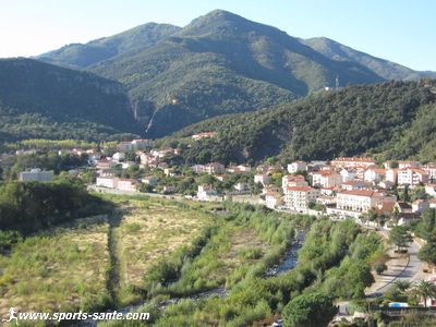 Photo d'Amélie-les-Bains dans la vallée du Tech dans les Pyrénées Orientales