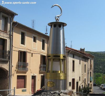 Photo de la lampe de mineur au Bousquet d'Orb