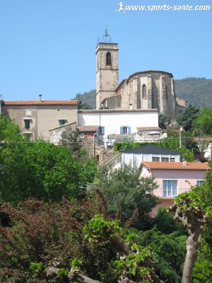 Le Bousquet d'Orb, village des Hauts cantons de l'Hérault