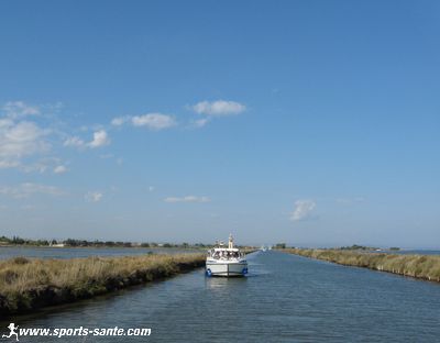 Photo du Canal près des étangs de Bagnas Hérault