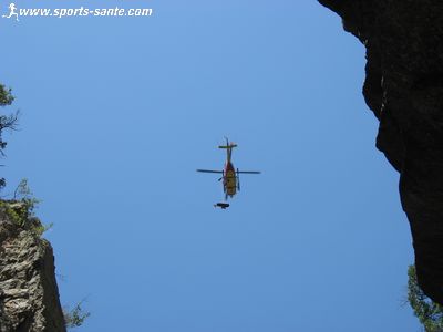 Photo d'hélicoptère de secours