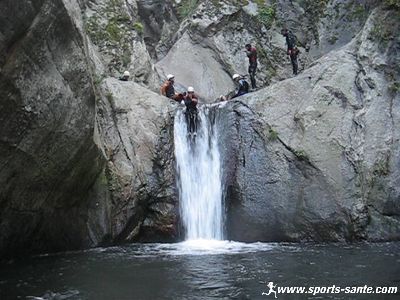 Image de ressaut en canyon