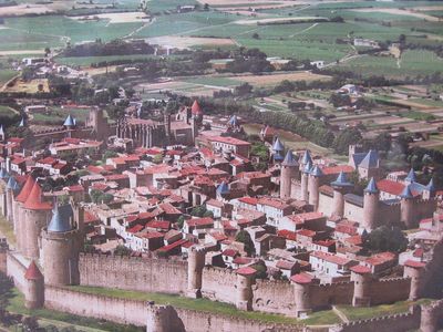Vue générale de la Cité de Carcassone