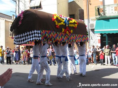 Photo d'un pas de danse du Poulain de Montblanc