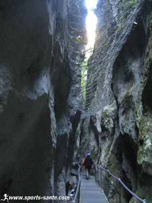 Les gorges de la Fou, les plus étroites du monde entre Corsavy et Montferrer