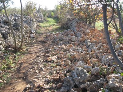 Photo de la draille de Viols le fort vers les Cévennes