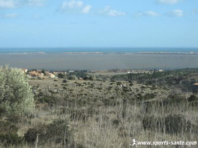 Photo des étangs de Leucate