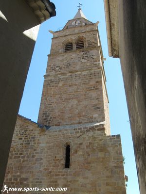 Photo du clocher de Gabian en Languedoc