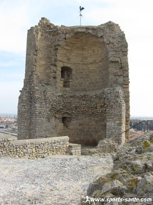 Photo des murailles de La Tour Barberousse de Gruissan