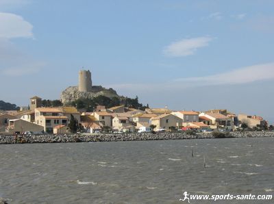 Gruissan entre étang, mer et Corbières, département de l'Aude Région Languedoc Roussillon