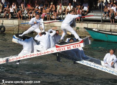 Photo de combat des jouteurs