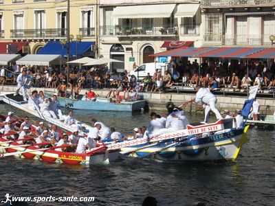 Photo d'une passe de joutes