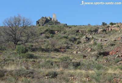 Photo des ruines du Château de Malavieille à Mérifons