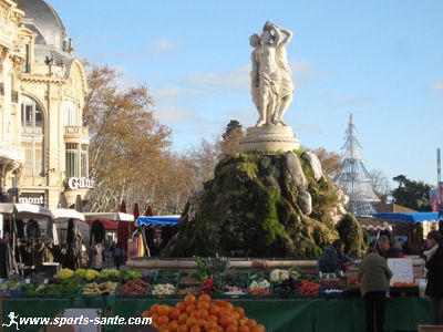 Photo de la fontaine des Trois Grâces à Montpellier
