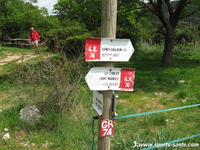 Photo du GR74 près du Mas Aubert