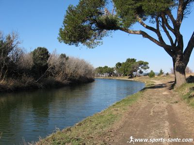 Photo du Canal de la Robine dans l'Aude