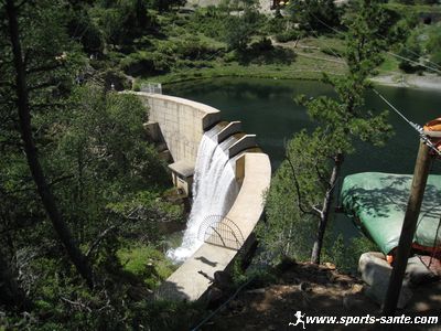 Photo du barrage du lac de Passet Porté Puymorens