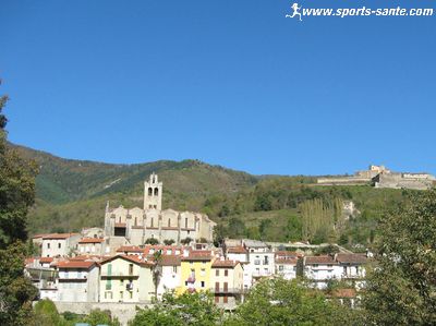 Prats-de-Mollo la plus sudiste des villes françaises de la Méridienne Verte