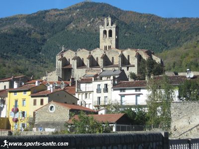 Photo de l'église baroque de Saintes Juste et Rufine à Prats de Mollo
