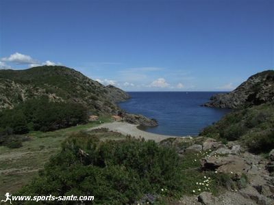 Photo de la crique de Taballera à Puerto la Selva Costa brava Espagne