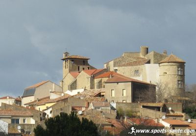 Puissalicon village en circulade Hérault Languedoc Roussillon