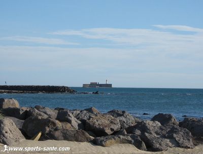 Photo du Fort Brescou au Cap d'Agde