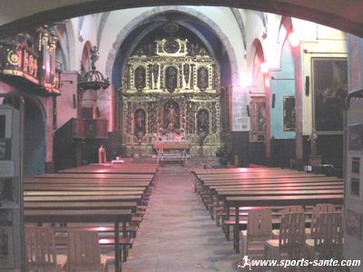 Photo du retable de l'église Saint-André à Rives altes