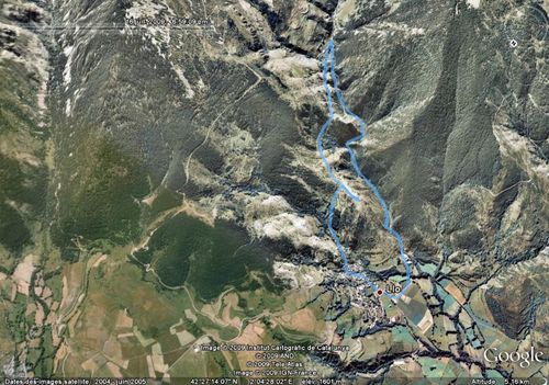 Tracé gps du Sègre 66