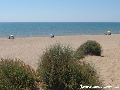 Photo de Sérignan-plage depuis les dunes
