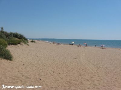 Photo de la plage de Sérignan