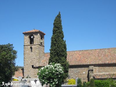 Photo de l'église romane Saint-Etienne à Villerouge-Termenès