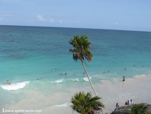 Image de baignade à Tulum