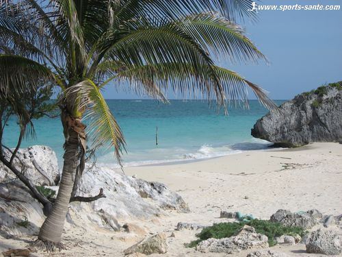 Photo de la plage à Tulum