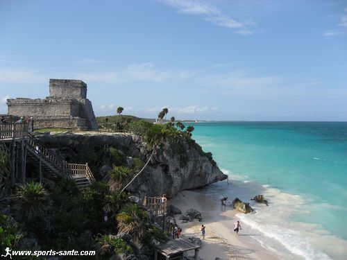 Le site archéologique de Tulum dans le Yucatan (Mexique)