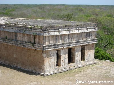 Photo de la maison des tortues à Uxmal