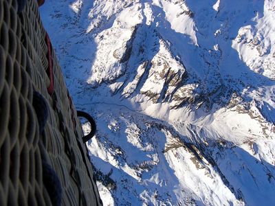 Photo aérienne depuis un ballon