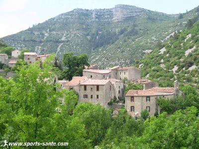 Photo du village de Navacelles dans l'Hérault