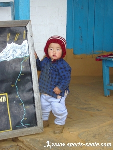 image d'enfant au Népal